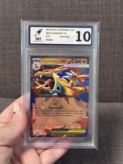 Bundle 2 Pokemon Card Slabs Bundle RKT Graded 10 Charizard Ex X And Y Promo EN - Image 4