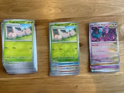 Pokemon TCG Prismatic Evolutions 50 Card bulk Bundle, Com/uncom, Holo, Holo Rare - Image 1
