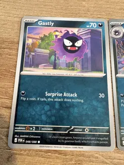 Pokemon Card X3 Bundle Set of Gastly Haunter Gengar 2026 - Image 2