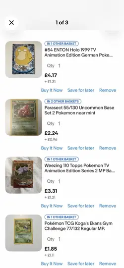Large Pokemon TCG Card Bundle Job Lot Cards Collectible - Image 3