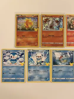 Pokemon TCG McDonald's 25th Anniversary Card Bundle 2x Holo 9x None Holo - Image 2