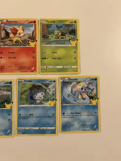 Pokemon TCG McDonald's 25th Anniversary Card Bundle 2x Holo 9x None Holo - Image 4