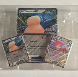 Pokemon TCG: Snorlax EX 076 and Blissey Ex 134 Stamped Holo 3 Card Bundle! - Image 1