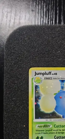 Pokemon Bleed 4 Swirls Jumpluff Secret Wonders Card 11/132 Heavy Holo Error - Image 3