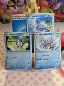 Pokemon TCG My First Battle - 4 Card Water Type Bundle - NM - Image 1