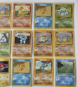 18 x Vintage 1999 WOTC Pokemon Card Bundle - Base set - Charmander, bulbasaur - Image 3