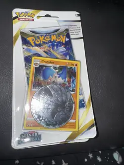 Pokemon TCG Silver Tempest Blister Pack! Factory Sealed! Promo Card +Coin! - Image 1
