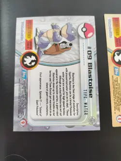 Pokemon Topps Pikachu charmander blastoise X6 Card Bundle Blue Logo - Image 4
