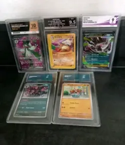 Pokemon TCG Graded Card Bundle x 11.Ace, get graded,tg free Aura slabs see pics - Image 2