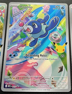 Pokemon First Partners Illustration Card Bundle Gen 7 Rowlet Litten Popplio SEE - Image 3