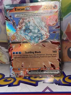 Pokemon TCG Eiscue EX Sv03: Obsidian Flames Holo Double Rare Card 042/197 - Image 2