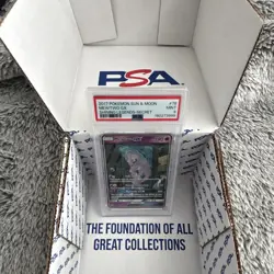 Pokemon 2017 Shining Legends Mewtwo GX 78/73 Secret Rare Holo PSA 9 - Image 3