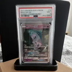 Pokemon 2017 Shining Legends Mewtwo GX 78/73 Secret Rare Holo PSA 9 - Image 4