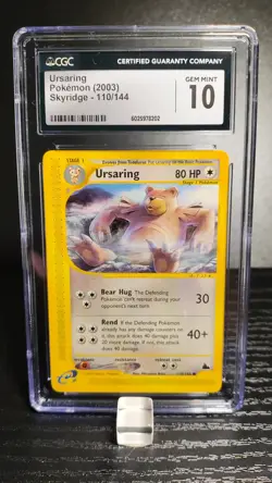 Ursaring - Skyridge 110/144 - CGC 10 Gem Mint - Pokemon card - Image 1