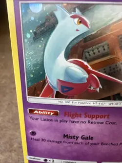 Latias SM87 & Latios SM88 Cosmic Holo Promo Cards - Both W/ Swirls - NM - Image 3