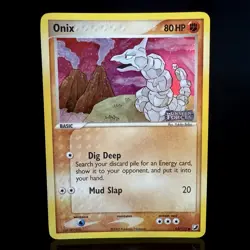 Onix 65/115 ex Unseen Forces Reverse Holo Stamped Pokemon Card - Image 1