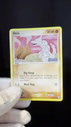 Onix 65/115 ex Unseen Forces Reverse Holo Stamped Pokemon Card - Image 2