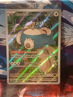 Snorlax SVP EN 051 Black Star Promo Scarlet & Violet Pokemon 151 Card - SEALED - Image 1