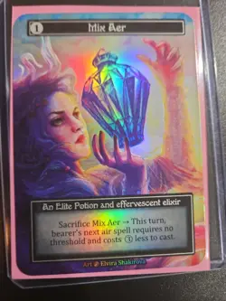 Mix Aer Elite Foil Sorcery Beta TCG Trading Card - Image 1