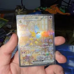 Pokemon TCG Alakazam EX 151 Holo Card Scarlet & Violet 201/165 NM/Mint - Image 1