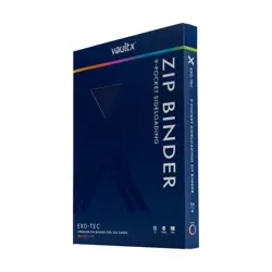 Vault X Exo-Tec Zip Binder SV4 (Unlimited) 9-Pocket - 360 Cards - New - Image 1