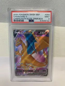 Charizard V SWSH050 SWSH: Sword & Shield Promo Cards Holo PSA 9 - Image 1