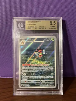 Pokemon TCG Ledian Stellar Crown Illustration Rare Card 144/142 BGS 9.5 Gem Mint - Image 1