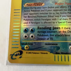 Pokemon Card - Feraligatr Expedition Base Set 47/165 Reverse Holo Rare - Image 2