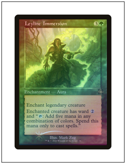 1x Leyline Immersion, Retro Frame Foil, Magic the Gathering MTG NM - Image 1