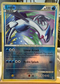 Pokemon Lugia Reverse Holo Rare Card 15/95 Call of Legends LP Condition - Image 1
