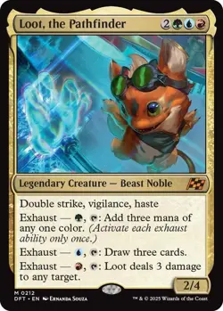 Loot, the Pathfinder Foil - DFT 0212 - NM - MTG Magic - Image 1