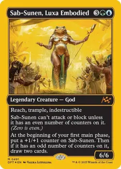 Sab-Sunen, Luxa Embodied First-Place Foil - DFT 0491 - NM - MTG Magic - Image 1