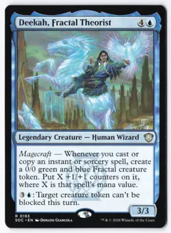Deekah, Fractal Theorist 193 Commander: Secrets of Strixhaven - Image 1