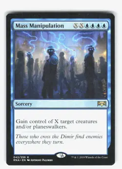 Mass Manipulation R Ravnica Allegiance 42 NM- - Image 1