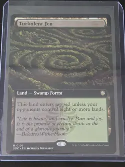 Turbulent Fen (Extended Art) #103 Commander: Secrets of Strixhaven Regular - Image 1