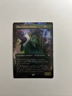 Dina, Essence Brewer (Borderless Foil #1) MTG Commander: Secrets of Strixhaven - Image 1