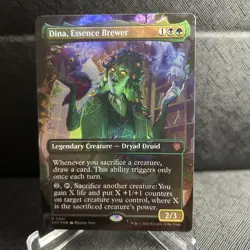 Dina, Essence Brewer (Borderless Foil #1) MTG Commander: Secrets of Strixhaven - Image 3