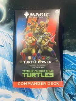 MTG TMNT Teenage Mutant Ninja Turtle Commander deck - Turtle Power! - Sealed New - Image 1