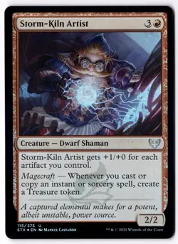 Storm-Kiln Artist STX 115 Magic: The Gathering Foil UC NM - Image 1