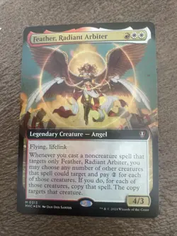 Feather, Radiant Arbiter Extended Art FOIL Murders at Karlov Manor Commander NM - Image 1