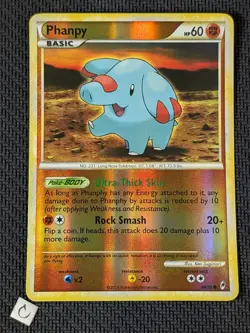 Phanpy 66/95 - Call of Legends Reverse Holo "Phanphy" Error Pokemon TCG NM - Image 1