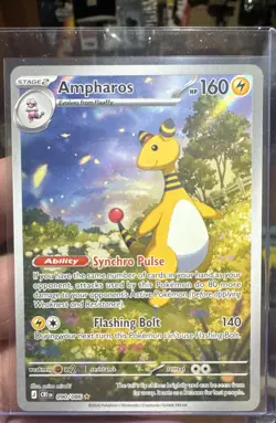 Pokemon 2026 Ampharos 090/086 Me04: Chaos Rising Holo - Image 1