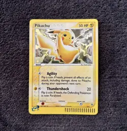 Pikachu Holo Pokemon Card - Promo 012 EX Series Collector's Tin Nintendo - Image 1