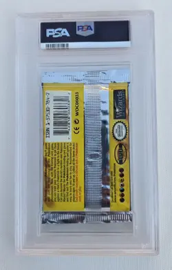 1999 Pokemon Base Set Booster Pack Charizard Art Factory Sealed PSA 10 *POP 92* - Image 2