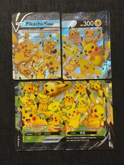 Pokemon Tcg Pikachu V-Union SwSH Black Star Promo Set of 4 NM - Image 1