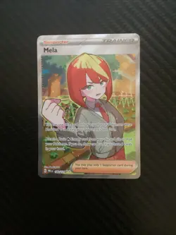 Mela Full Art Ultra Rare 140/131 Pokemon Prismatic Evolutions Near Mint - Image 1