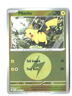 PIKACHU (ENERGY SYMBOL PATTERN) 055/217 Common Ascended Heroes Reverse Holo NM - Image 2
