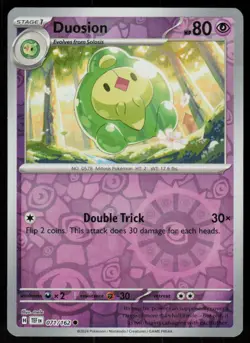 Duosion 071/162 Common Temporal Forces Pokemon Reverse Holo Near Mint - Image 1