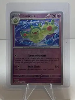 Reuniclus 072/162 Uncommon Temporal Forces Reverse Holo Near Mint - Image 1
