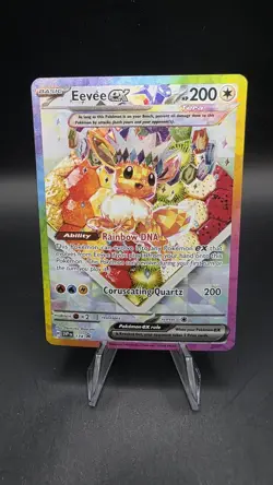Pokemon TCG Eevee EX 174 SV Scarlet & Violet Black Star - Image 1